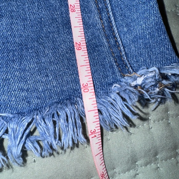 Altar’d State High Rise, distressed, super Flare Jeans size 28. GUC - Picture 9 of 13